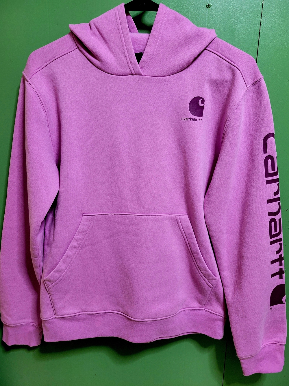 Carhartt Women's Pink Hooded Sweatshirt
